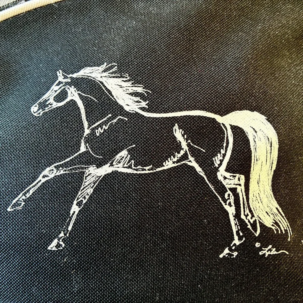 Messenger Bag Laptop Computer Horse Art Dual Handles & Shoulder Strap Pockets